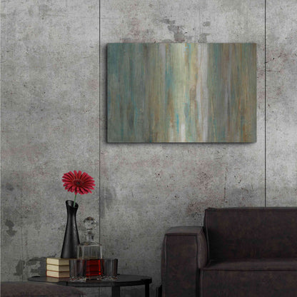 Luxe Metal Art 'Vertical Flow I' by Tim O'Toole, Metal Wall Art,36x24