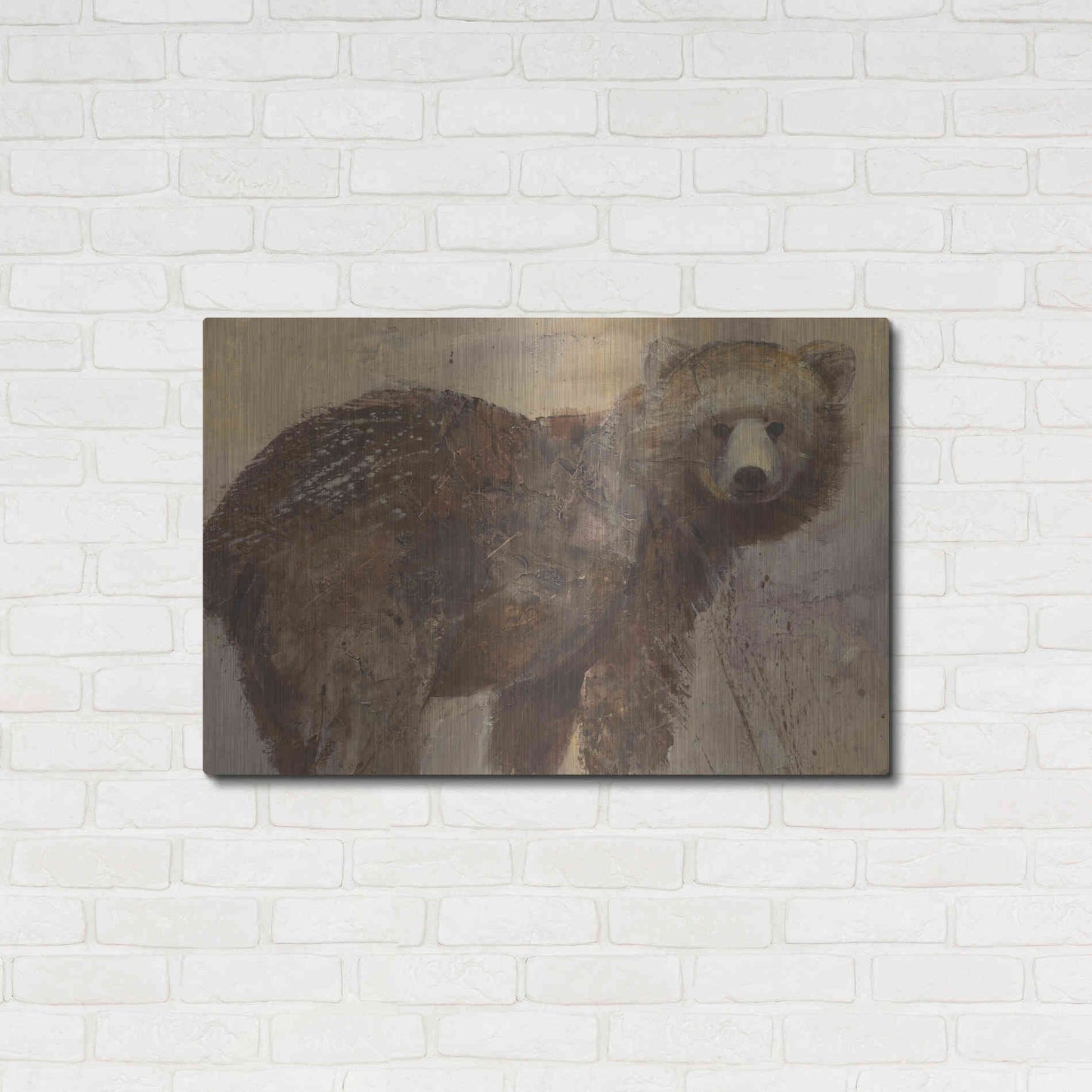 Luxe Metal Art 'Backward Glance' by Albena Hristova, Metal Wall Art,36x24