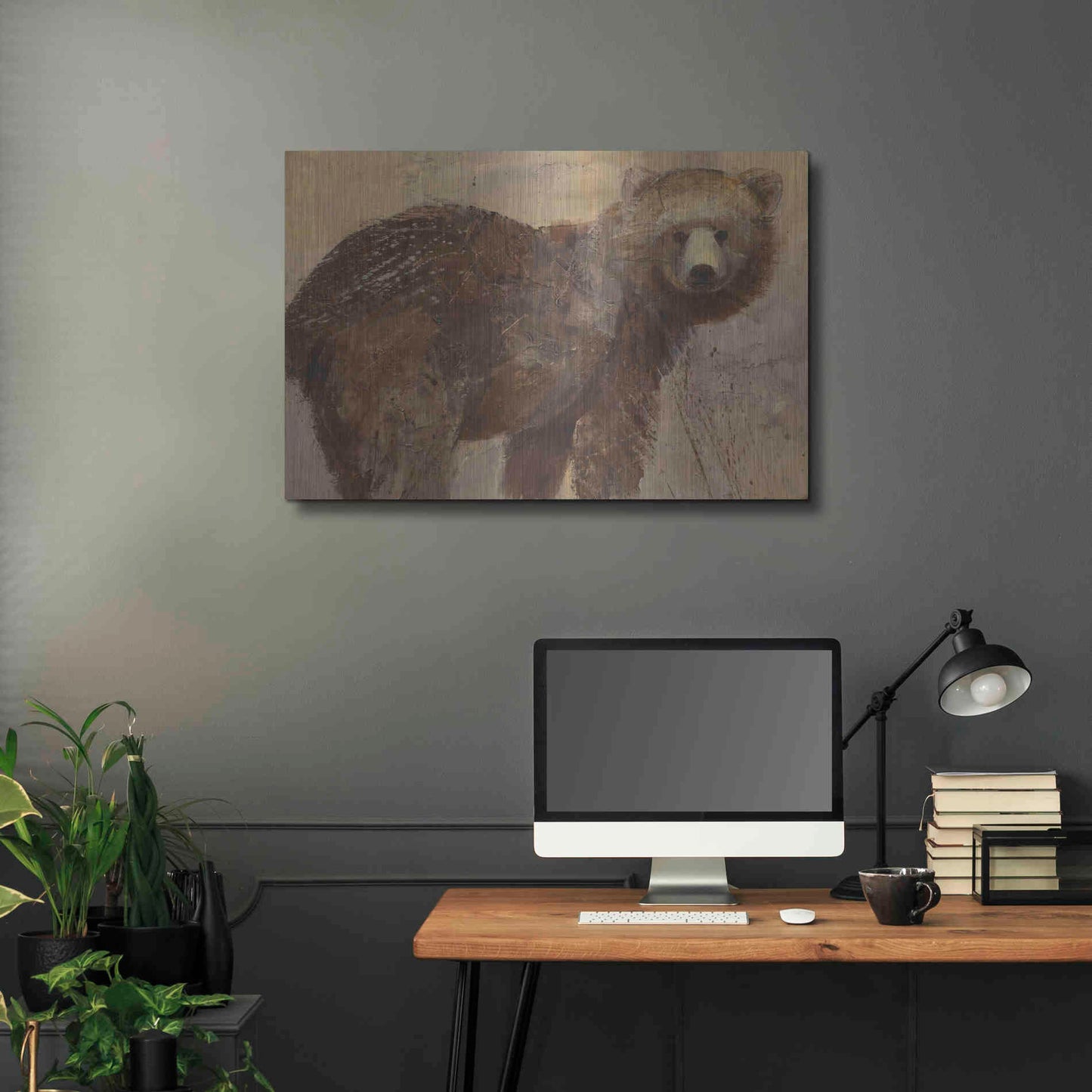 Luxe Metal Art 'Backward Glance' by Albena Hristova, Metal Wall Art,36x24