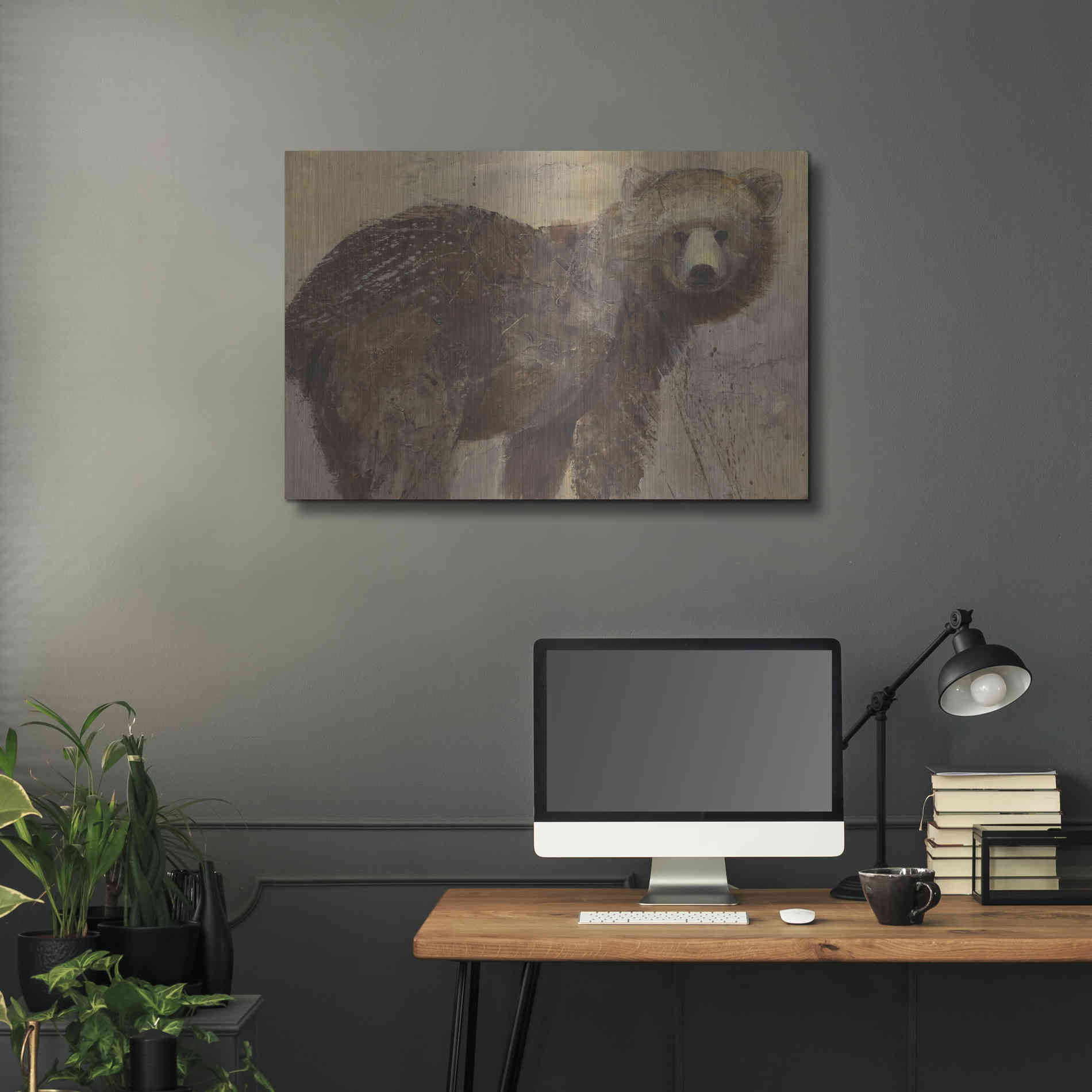 Luxe Metal Art 'Backward Glance' by Albena Hristova, Metal Wall Art,36x24