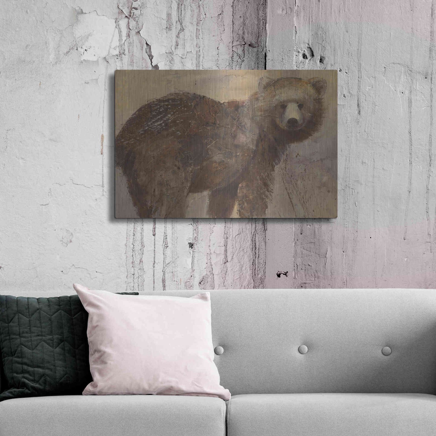 Luxe Metal Art 'Backward Glance' by Albena Hristova, Metal Wall Art,36x24