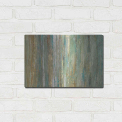 Luxe Metal Art 'Vertical Flow II' by Tim O'Toole, Metal Wall Art,16x12