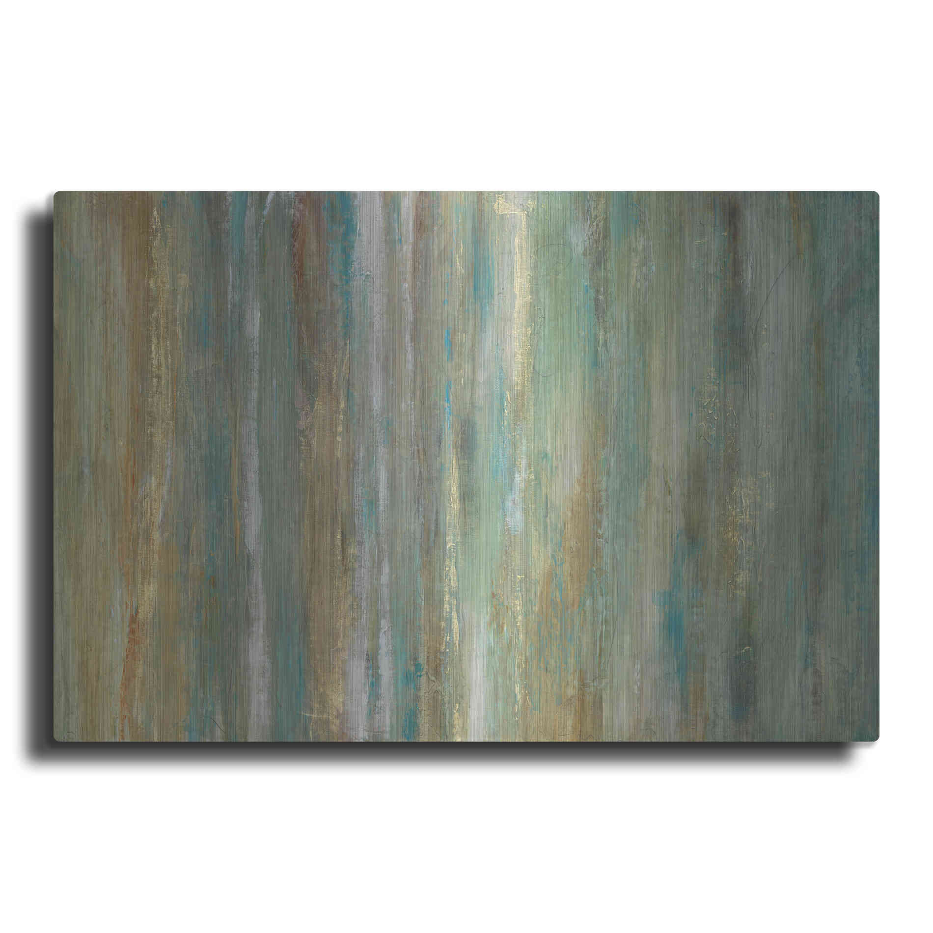 Luxe Metal Art 'Vertical Flow II' by Tim O'Toole, Metal Wall Art