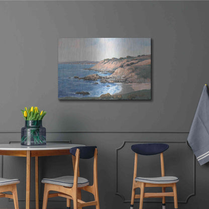 Luxe Metal Art 'Ocean Bay I' by Tim O'Toole, Metal Wall Art,36x24