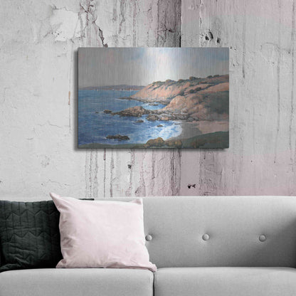 Luxe Metal Art 'Ocean Bay I' by Tim O'Toole, Metal Wall Art,36x24