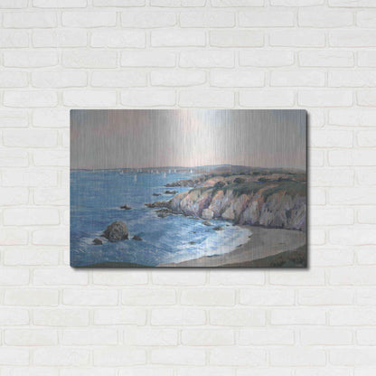Luxe Metal Art 'Ocean Bay II' by Tim O'Toole, Metal Wall Art,36x24