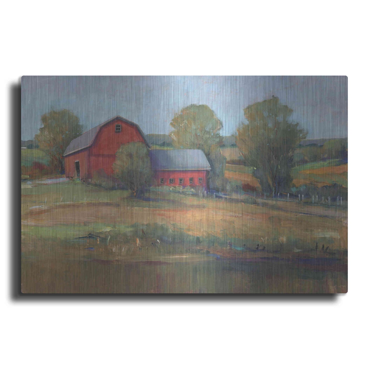 Luxe Metal Art 'Country Barn I' by Tim O'Toole, Metal Wall Art
