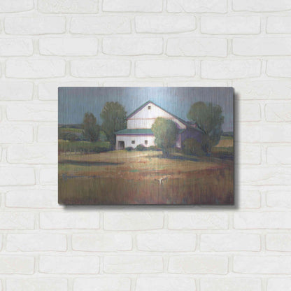 Luxe Metal Art 'Country Barn II' by Tim O'Toole, Metal Wall Art,24x16