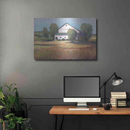 Luxe Metal Art 'Country Barn II' by Tim O'Toole, Metal Wall Art,36x24