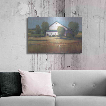 Luxe Metal Art 'Country Barn II' by Tim O'Toole, Metal Wall Art,36x24
