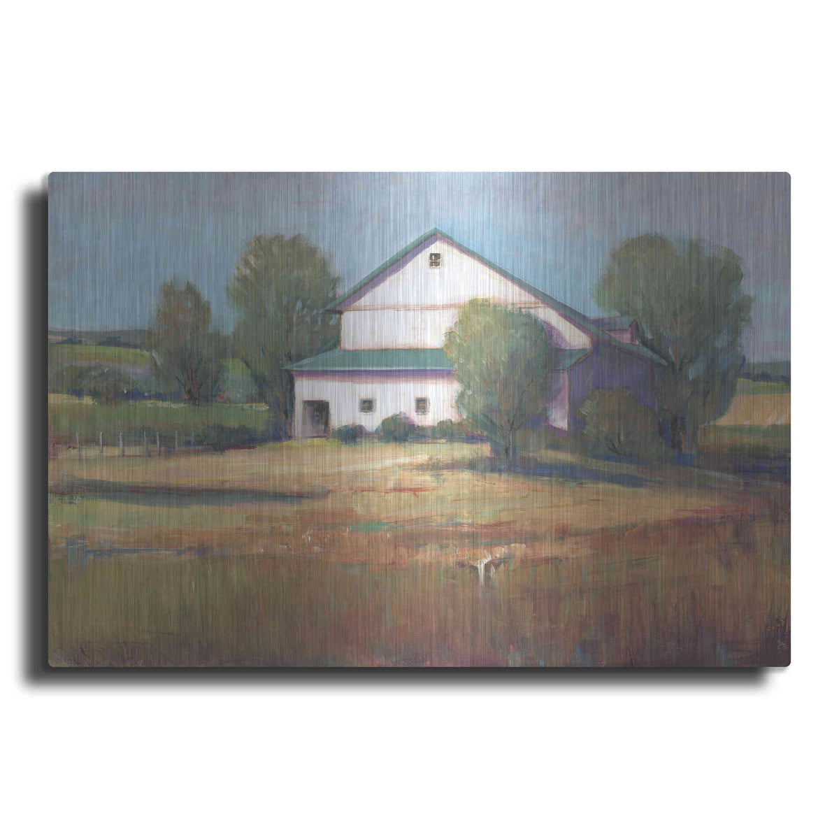 Luxe Metal Art 'Country Barn II' by Tim O'Toole, Metal Wall Art