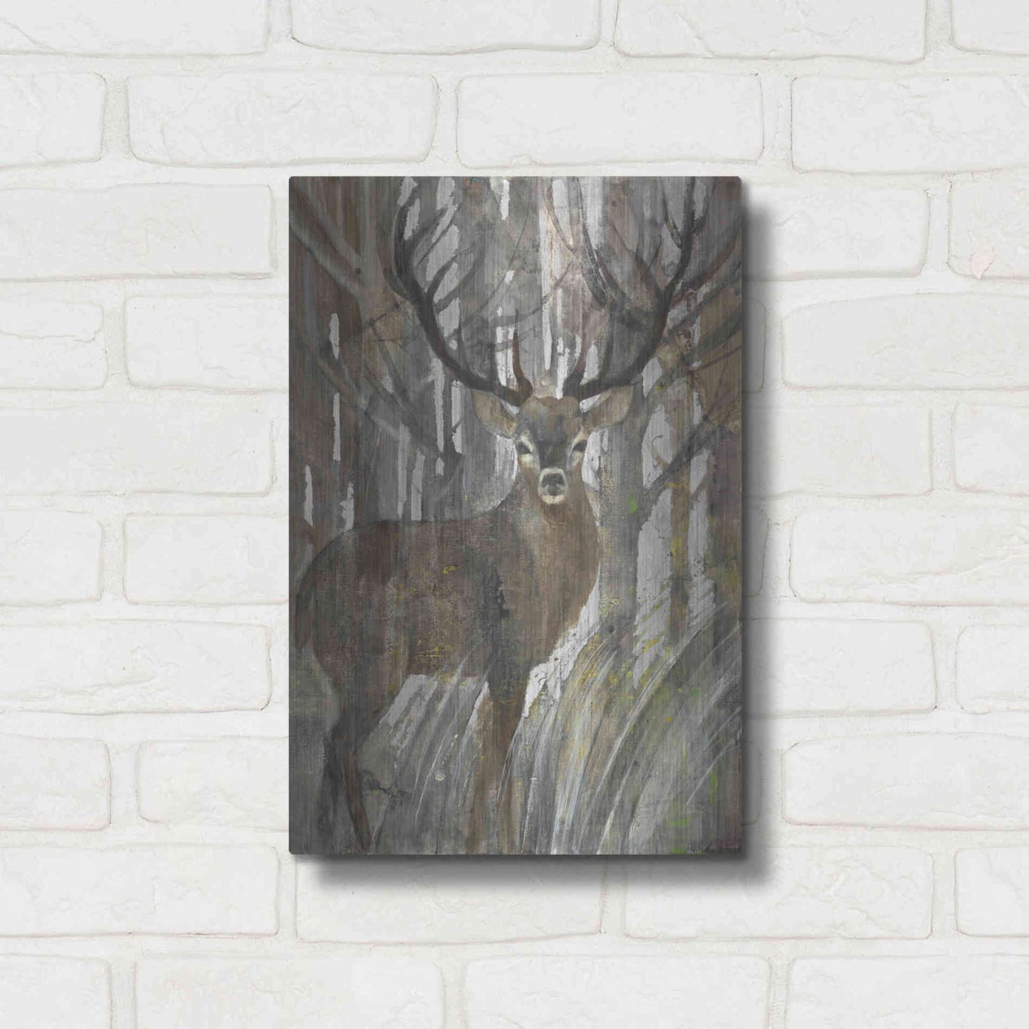 Luxe Metal Art 'The Guardian' by Albena Hristova, Metal Wall Art,12x16