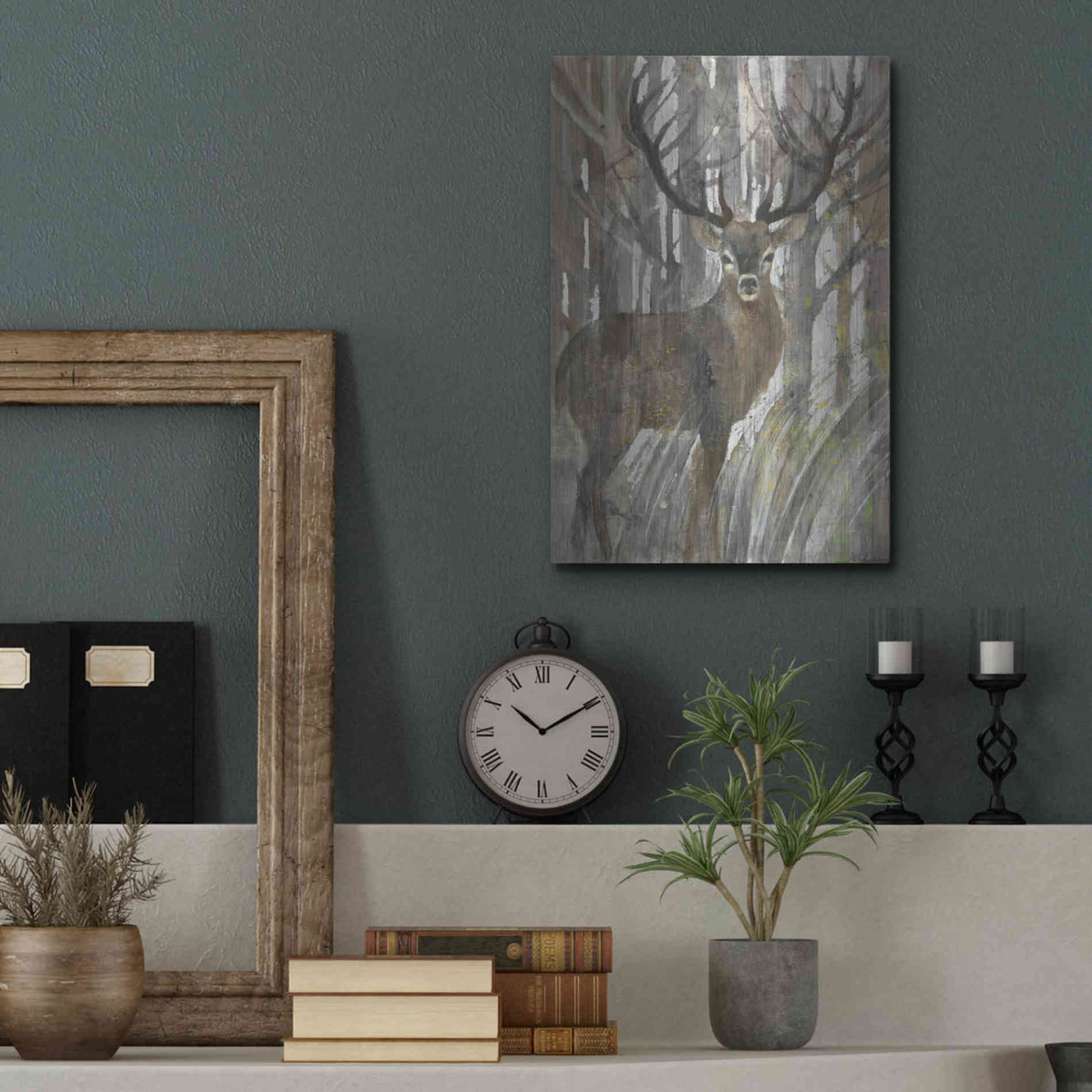 Luxe Metal Art 'The Guardian' by Albena Hristova, Metal Wall Art,12x16