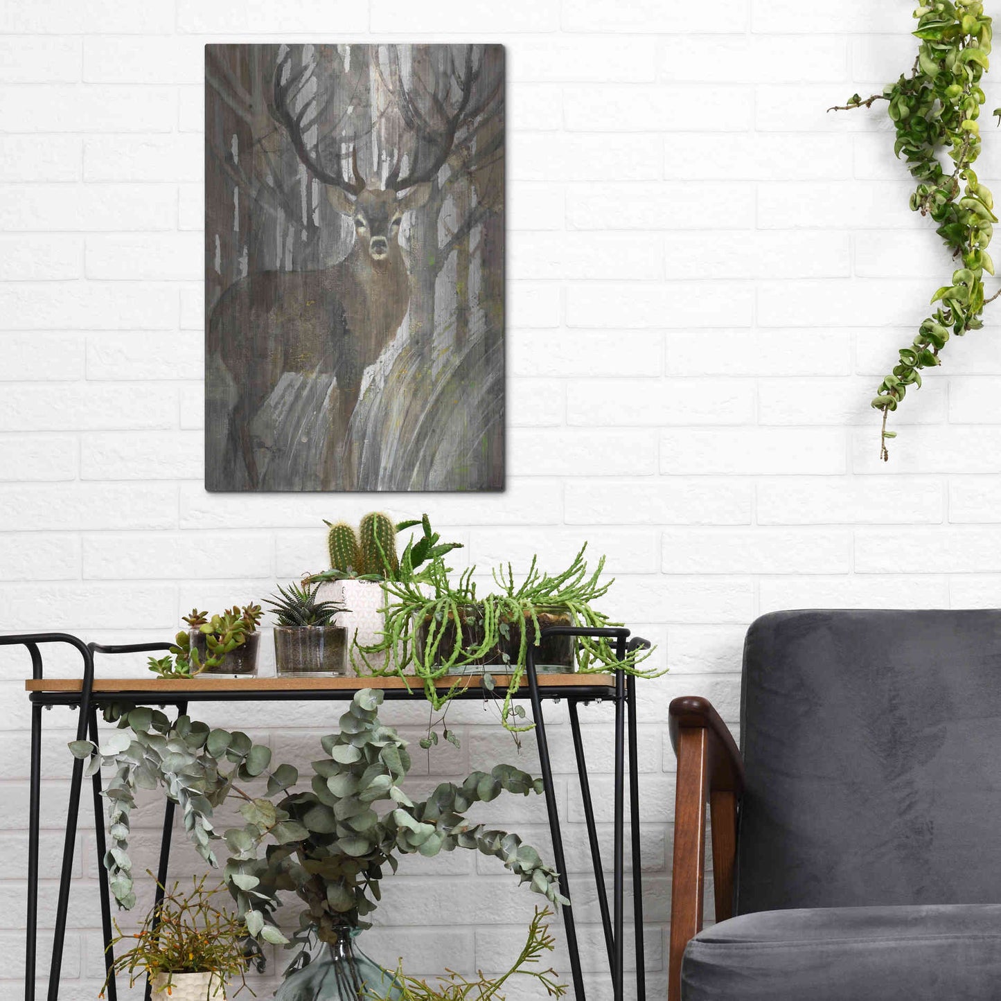 Luxe Metal Art 'The Guardian' by Albena Hristova, Metal Wall Art,12x16