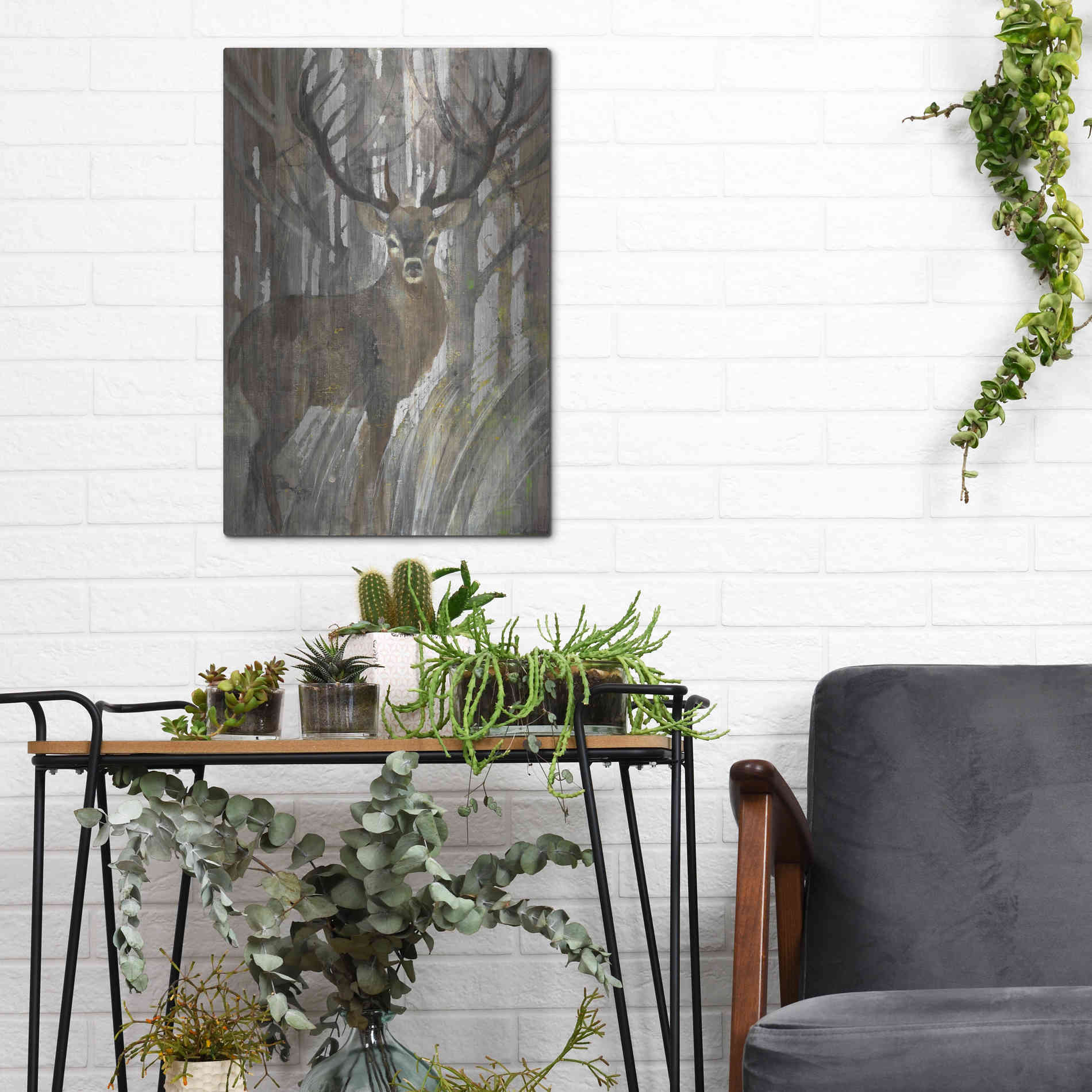 Luxe Metal Art 'The Guardian' by Albena Hristova, Metal Wall Art,12x16
