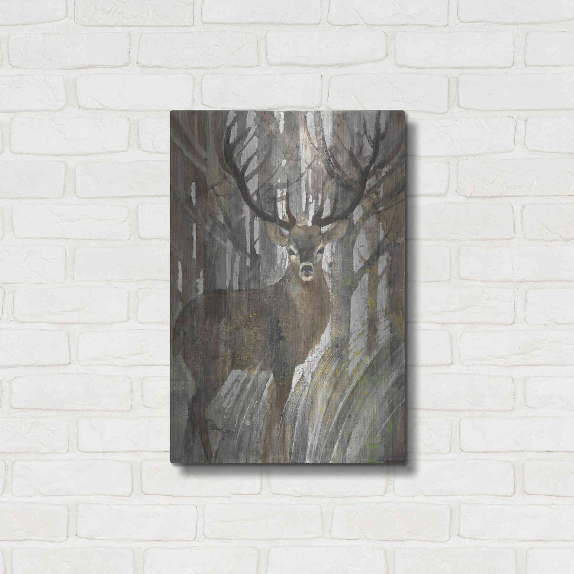 Luxe Metal Art 'The Guardian' by Albena Hristova, Metal Wall Art,16x24