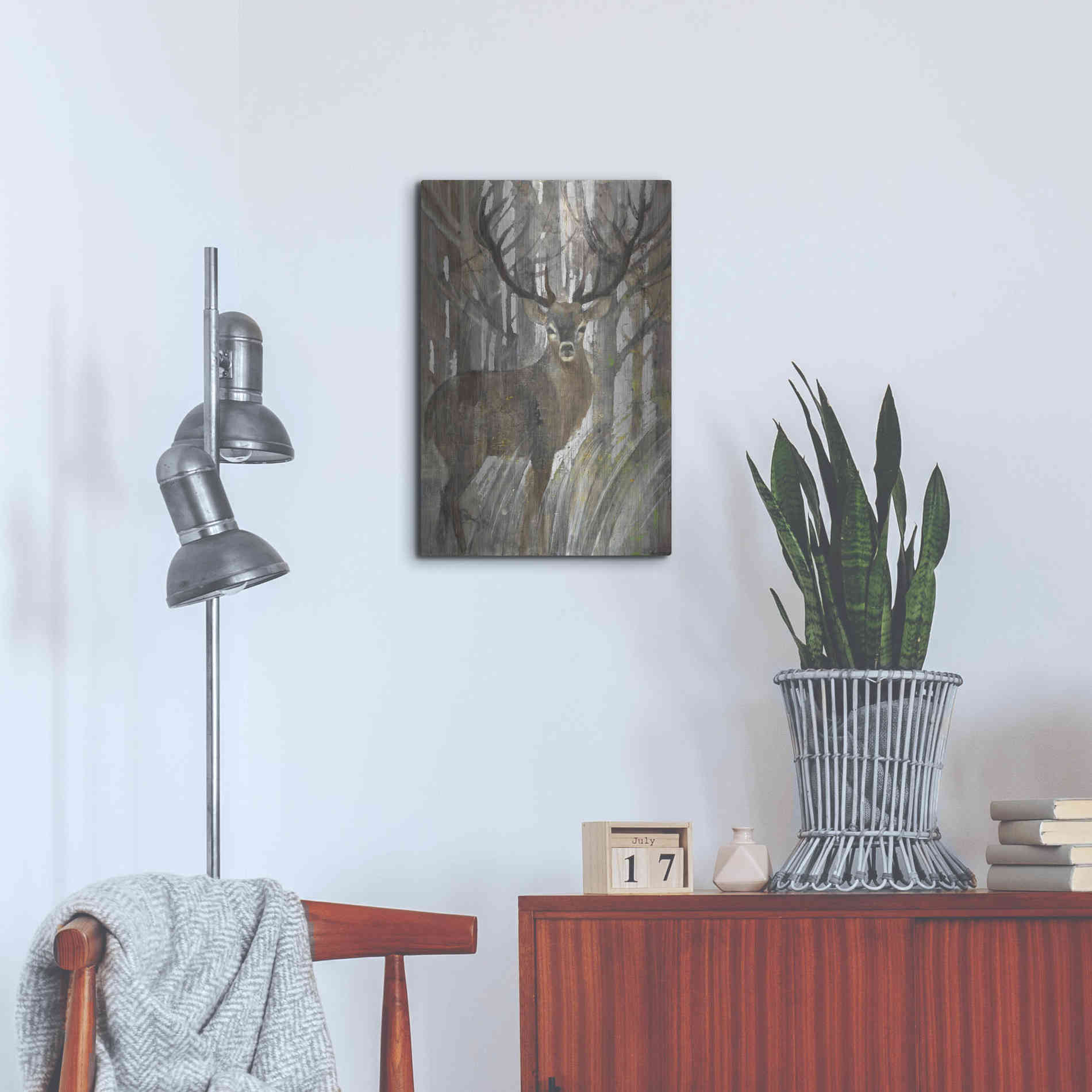 Luxe Metal Art 'The Guardian' by Albena Hristova, Metal Wall Art,16x24