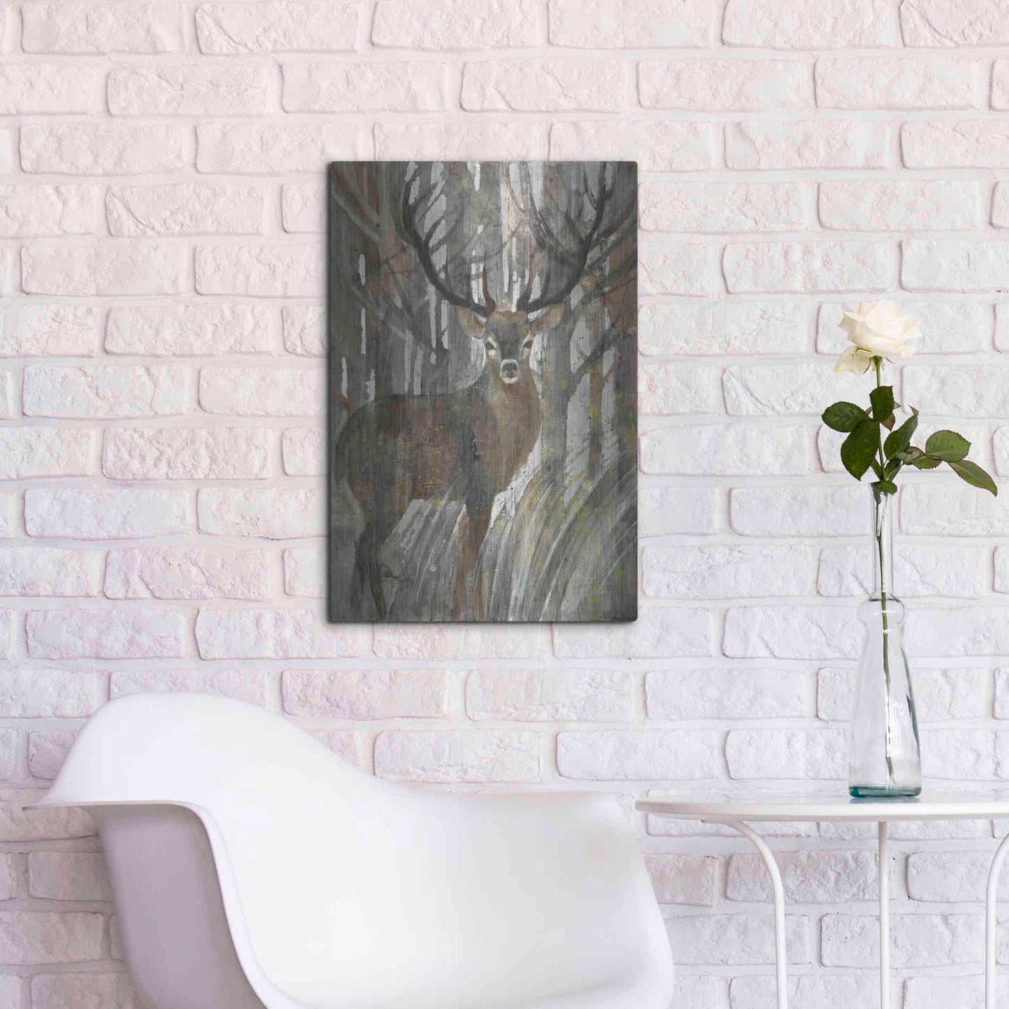 Luxe Metal Art 'The Guardian' by Albena Hristova, Metal Wall Art,16x24