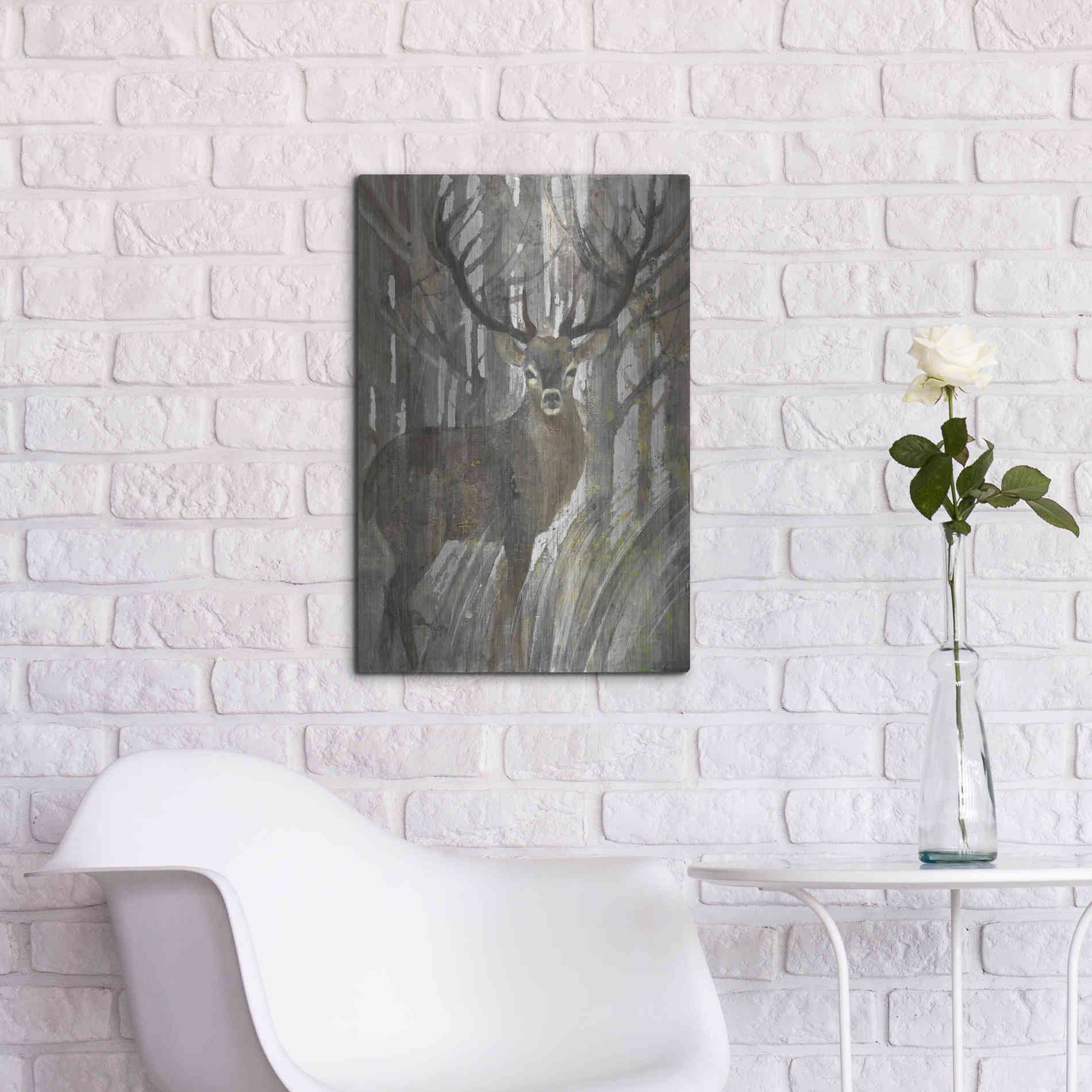 Luxe Metal Art 'The Guardian' by Albena Hristova, Metal Wall Art,16x24