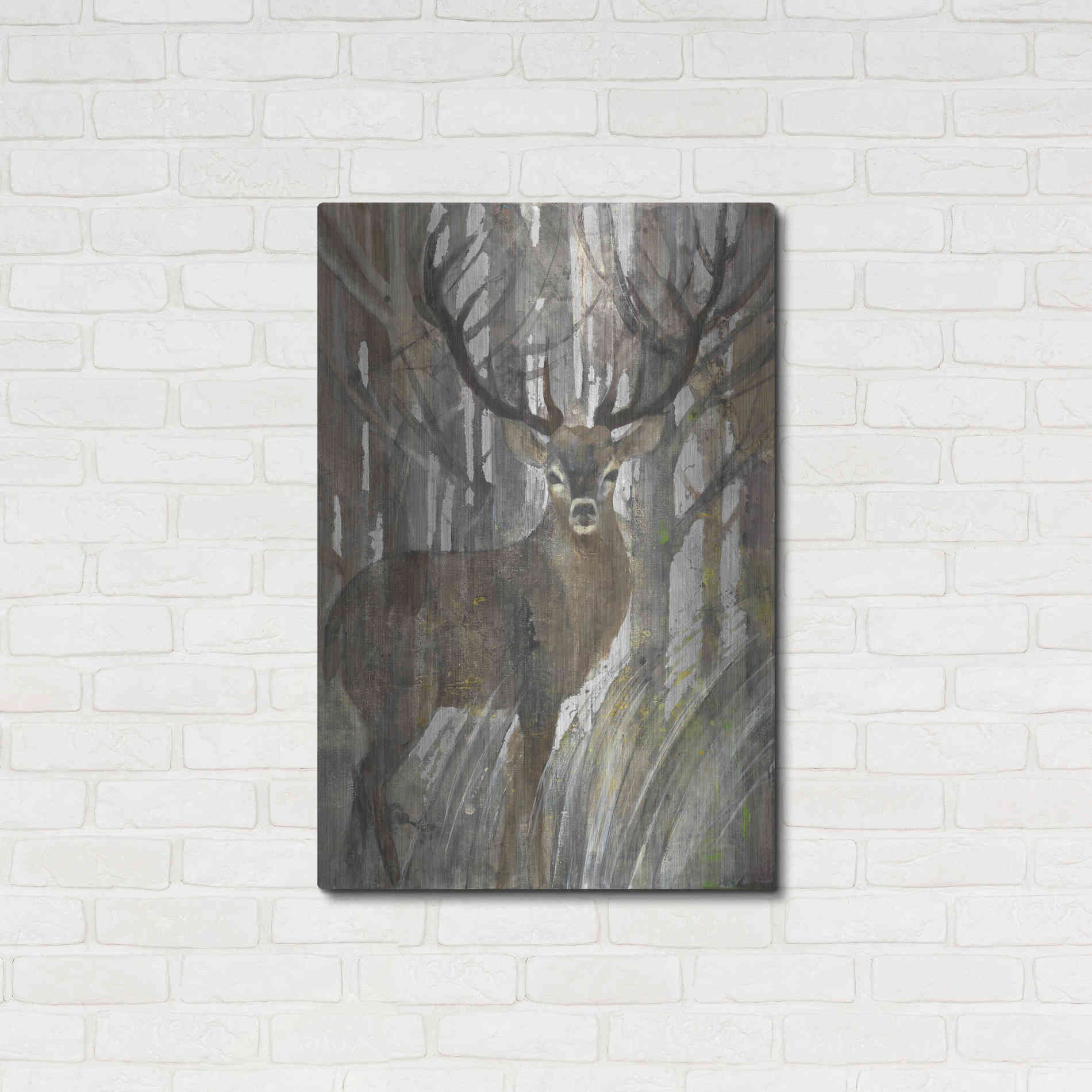 Luxe Metal Art 'The Guardian' by Albena Hristova, Metal Wall Art,24x36