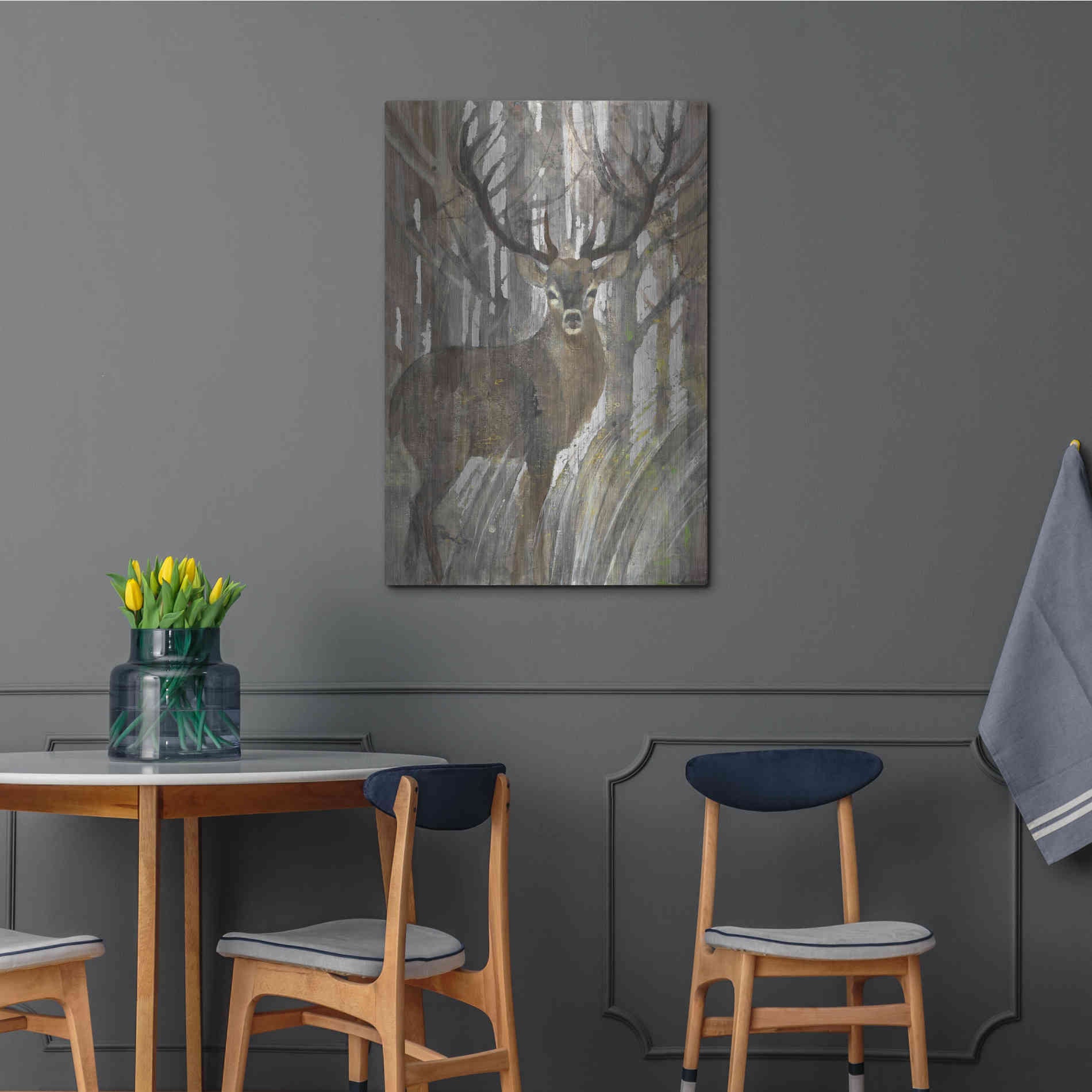 Luxe Metal Art 'The Guardian' by Albena Hristova, Metal Wall Art,24x36