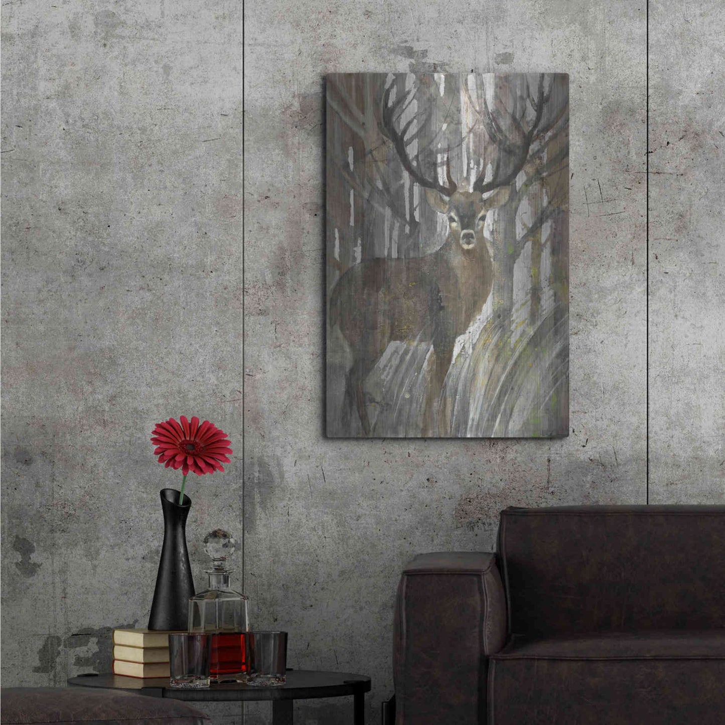 Luxe Metal Art 'The Guardian' by Albena Hristova, Metal Wall Art,24x36