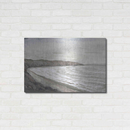 Luxe Metal Art 'Coastal Shoreline I' by Tim O'Toole, Metal Wall Art,36x24