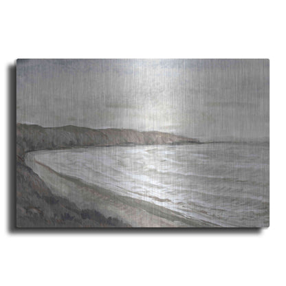 Luxe Metal Art 'Coastal Shoreline I' by Tim O'Toole, Metal Wall Art