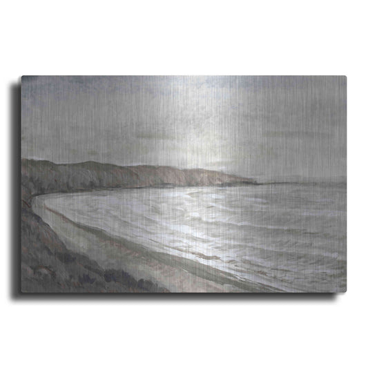 Luxe Metal Art 'Coastal Shoreline I' by Tim O'Toole, Metal Wall Art