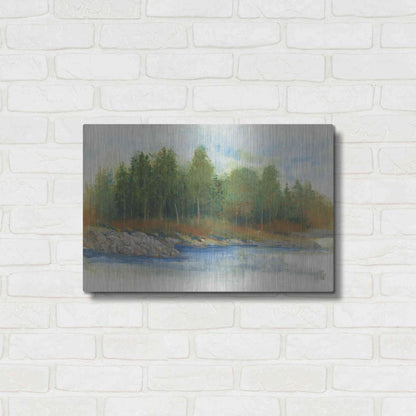 Luxe Metal Art 'From the Banks I' by Tim O'Toole, Metal Wall Art,24x16