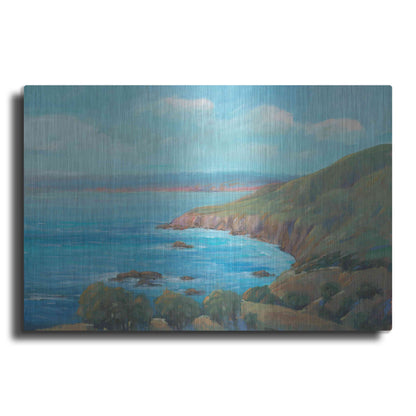 Luxe Metal Art 'Rocky Coastline I' by Tim O'Toole, Metal Wall Art