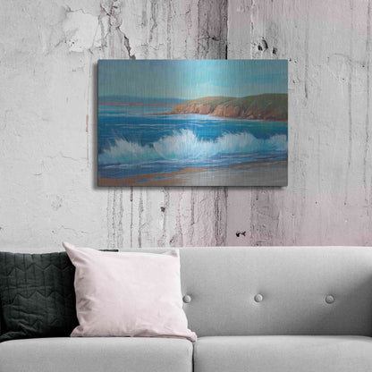 Luxe Metal Art 'Rocky Coastline II' by Tim O'Toole, Metal Wall Art,36x24