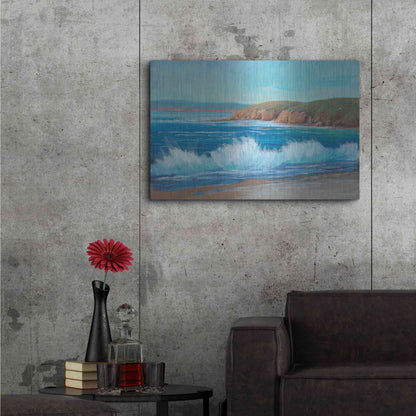 Luxe Metal Art 'Rocky Coastline II' by Tim O'Toole, Metal Wall Art,36x24