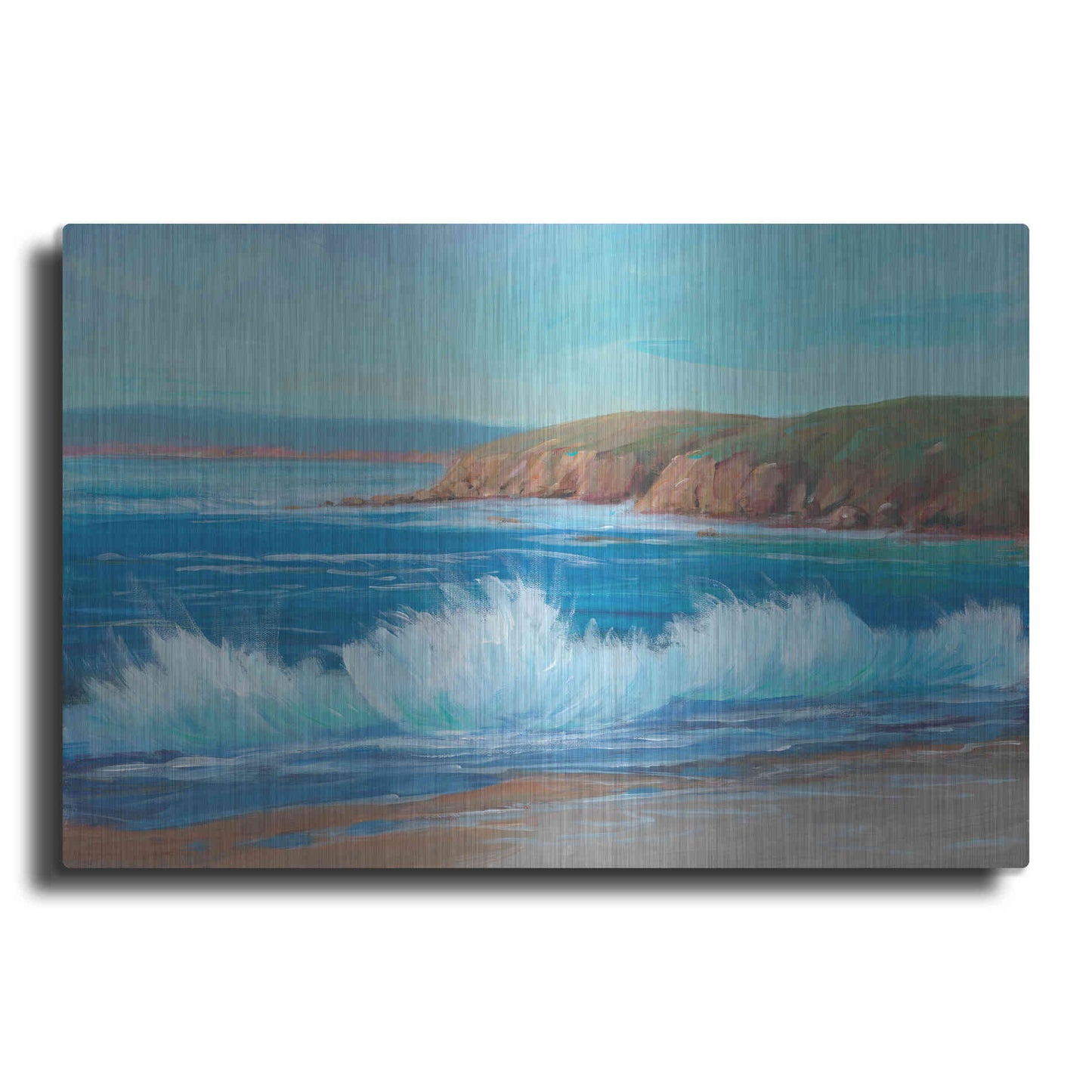 Luxe Metal Art 'Rocky Coastline II' by Tim O'Toole, Metal Wall Art