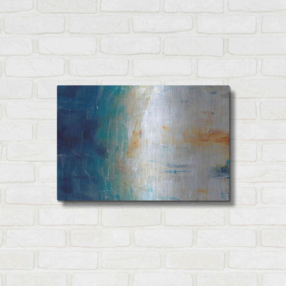 Luxe Metal Art 'Blue Grotto II' by Tim O'Toole, Metal Wall Art,24x16