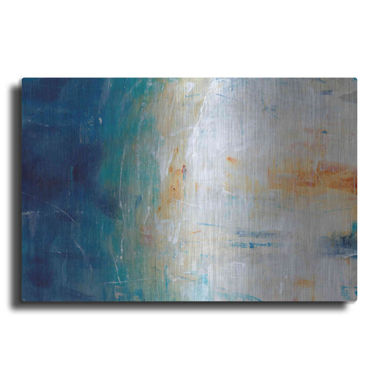 Luxe Metal Art 'Blue Grotto II' by Tim O'Toole, Metal Wall Art