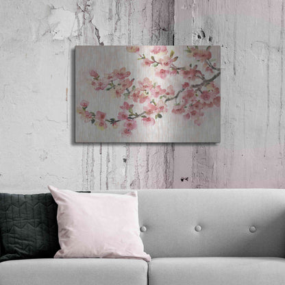 Luxe Metal Art 'Cherry Blossom Composition I' by Tim O'Toole, Metal Wall Art,36x24