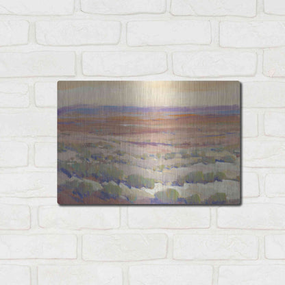 Luxe Metal Art 'High Desert Pastels II' by Tim O'Toole, Metal Wall Art,16x12