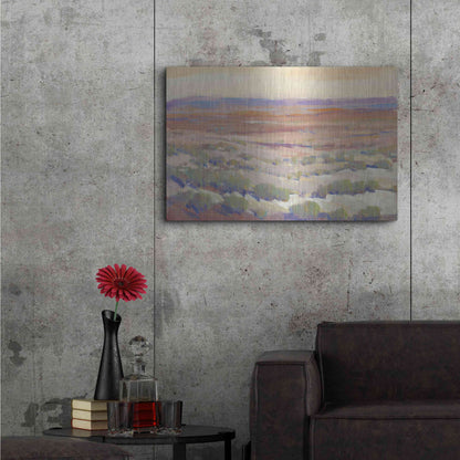 Luxe Metal Art 'High Desert Pastels II' by Tim O'Toole, Metal Wall Art,36x24