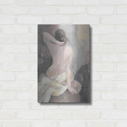 Luxe Metal Art 'After the Bath I' by Albena Hristova, Metal Wall Art,16x24