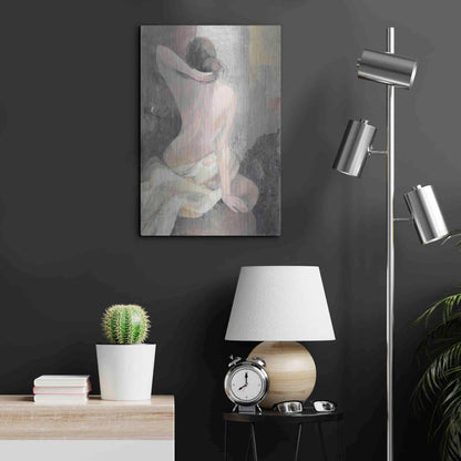 Luxe Metal Art 'After the Bath I' by Albena Hristova, Metal Wall Art,16x24