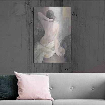 Luxe Metal Art 'After the Bath I' by Albena Hristova, Metal Wall Art,24x36