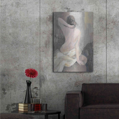 Luxe Metal Art 'After the Bath I' by Albena Hristova, Metal Wall Art,24x36