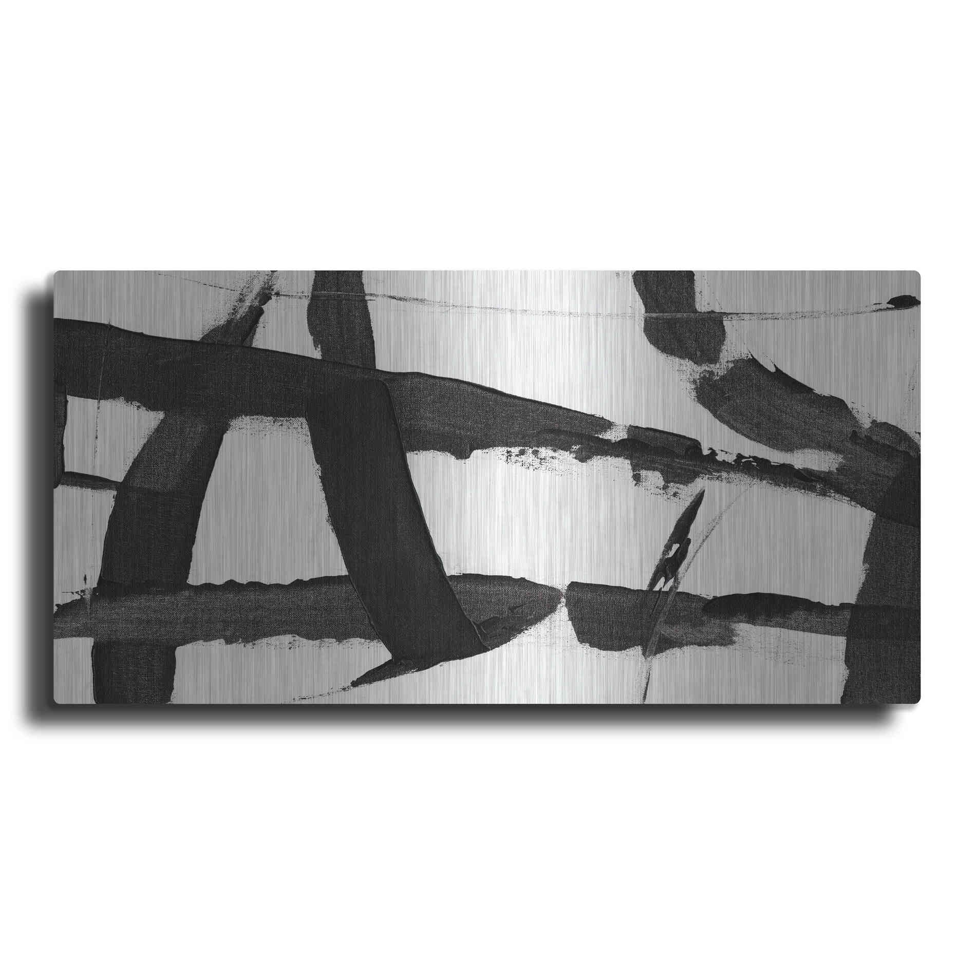 Luxe Metal Art 'Obsidian Harmony II' by Tim O'Toole, Metal Wall Art