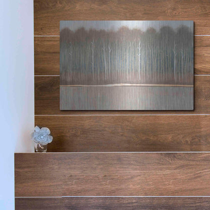 Luxe Metal Art 'Along the River Bank II' by Tim O'Toole, Metal Wall Art,16x12