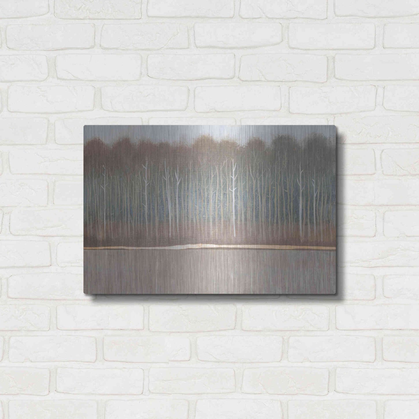 Luxe Metal Art 'Along the River Bank II' by Tim O'Toole, Metal Wall Art,24x16