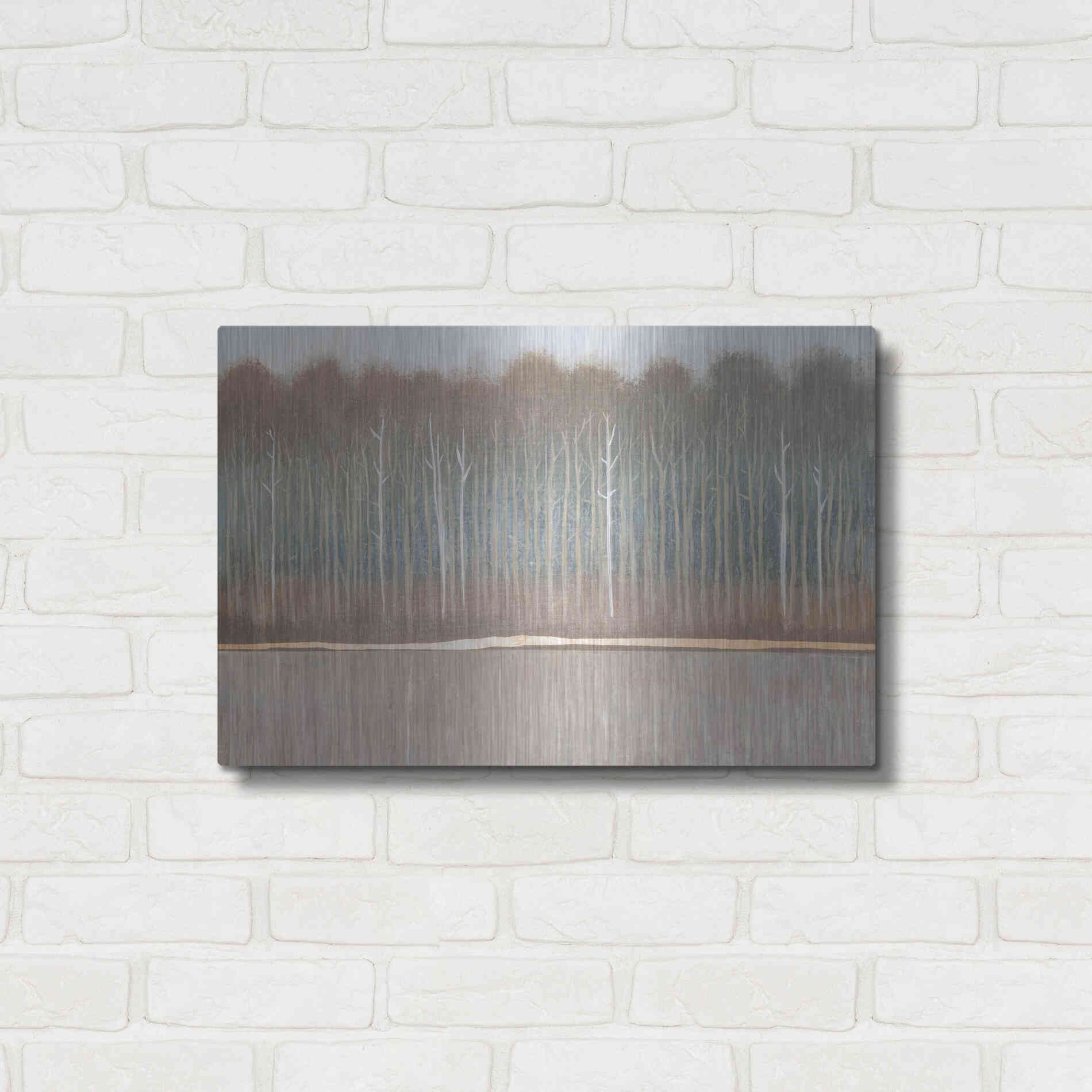 Luxe Metal Art 'Along the River Bank II' by Tim O'Toole, Metal Wall Art,24x16
