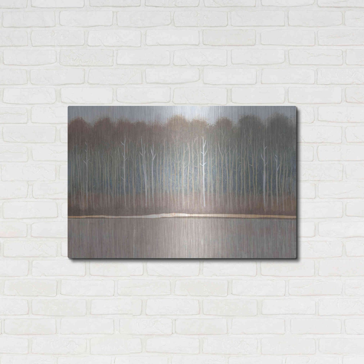 Luxe Metal Art 'Along the River Bank II' by Tim O'Toole, Metal Wall Art,36x24
