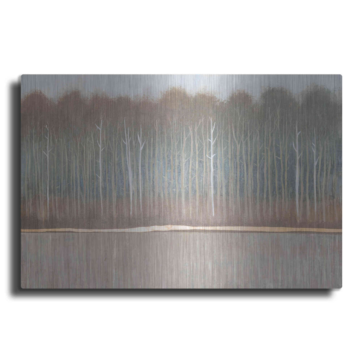 Luxe Metal Art 'Along the River Bank II' by Tim O'Toole, Metal Wall Art