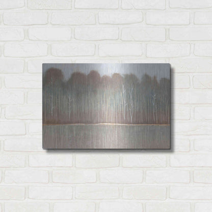 Luxe Metal Art 'Along the River Bank I' by Tim O'Toole, Metal Wall Art,24x16